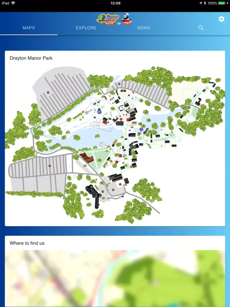 Zrzuty ekranu Drayton Manor Park iPad 