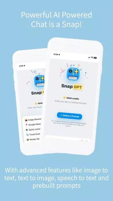 Capturas de pantalla de SnapGPT