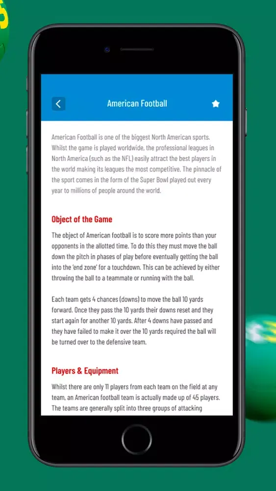 365 Sports Facts سکرین شاٹس
