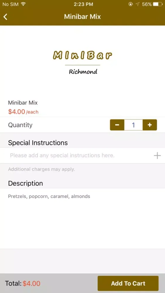 Скриншоты Minibar RVA