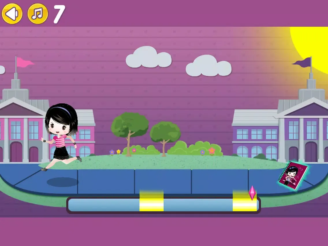 Tangkapan layar Go Go Rocker iPad 