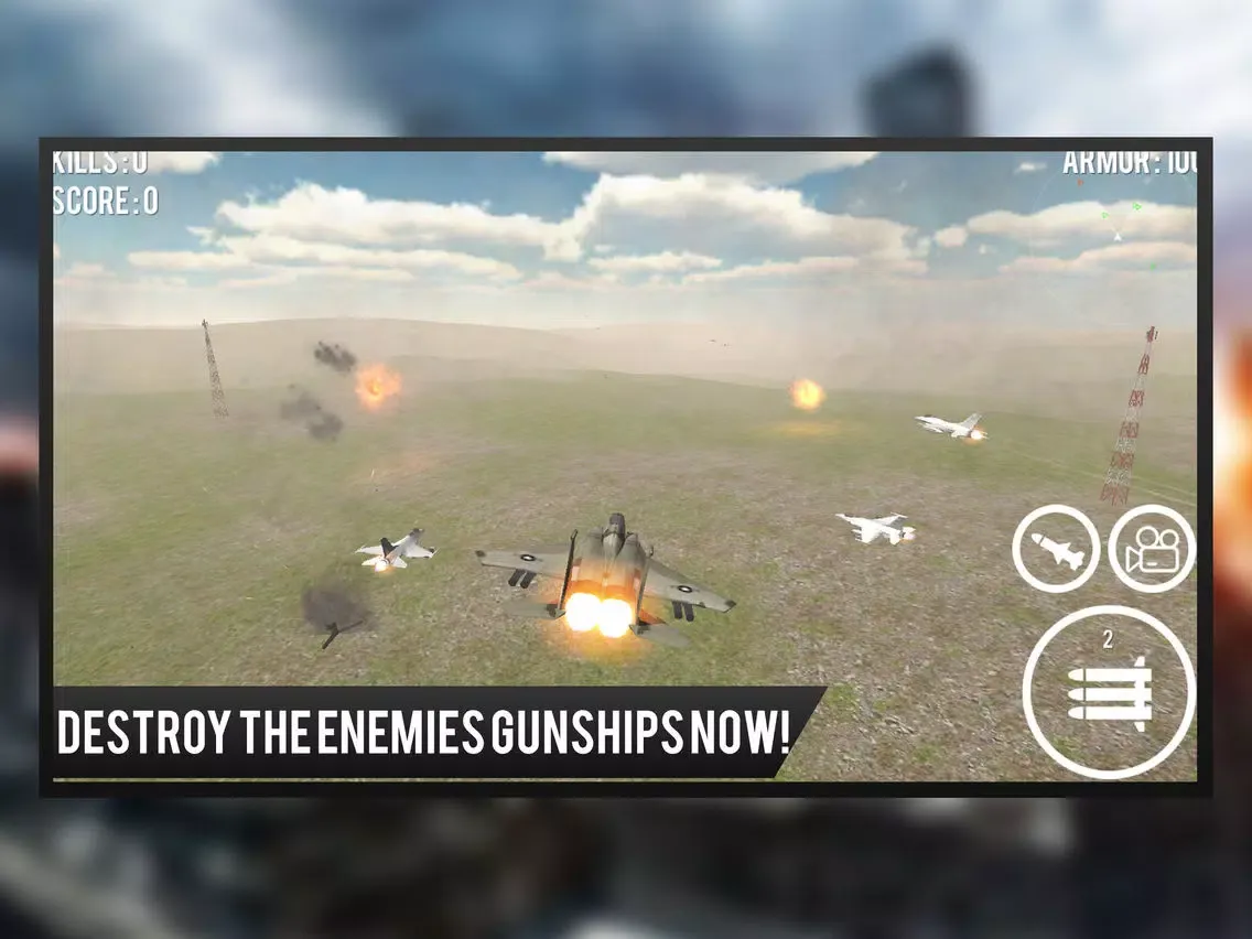Capturas de pantalla de Modern Jet Air Strike Combat Shooter : Delta Force iPad 
