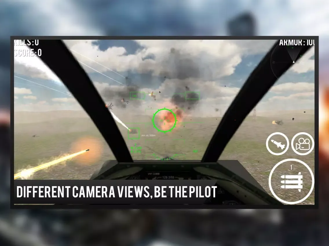 Capturas de pantalla de Modern Jet Air Strike Combat Shooter : Delta Force iPad 