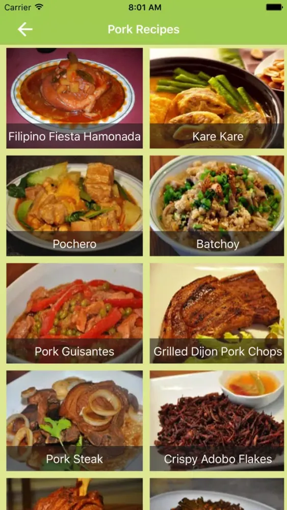 Filipino Food Recipes: Offline FREE Screenshots