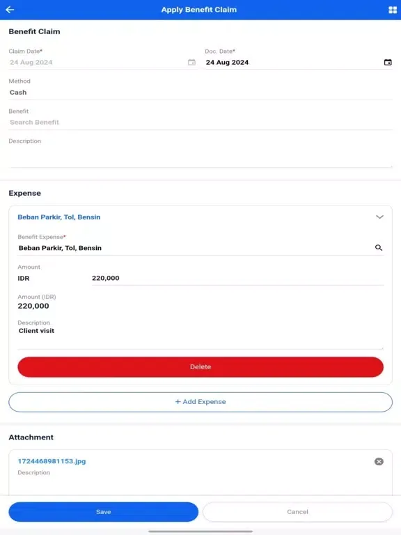 Zrzuty ekranu BEST HR Cloud iPad 