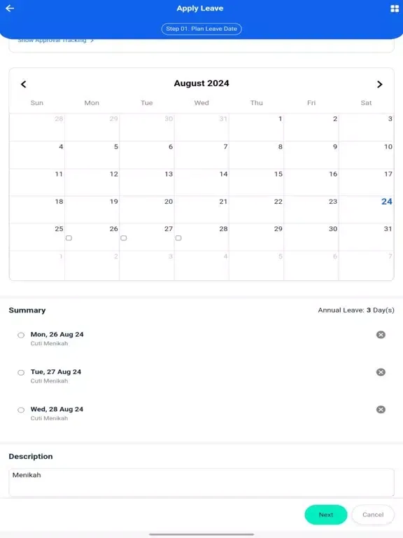Zrzuty ekranu BEST HR Cloud iPad 