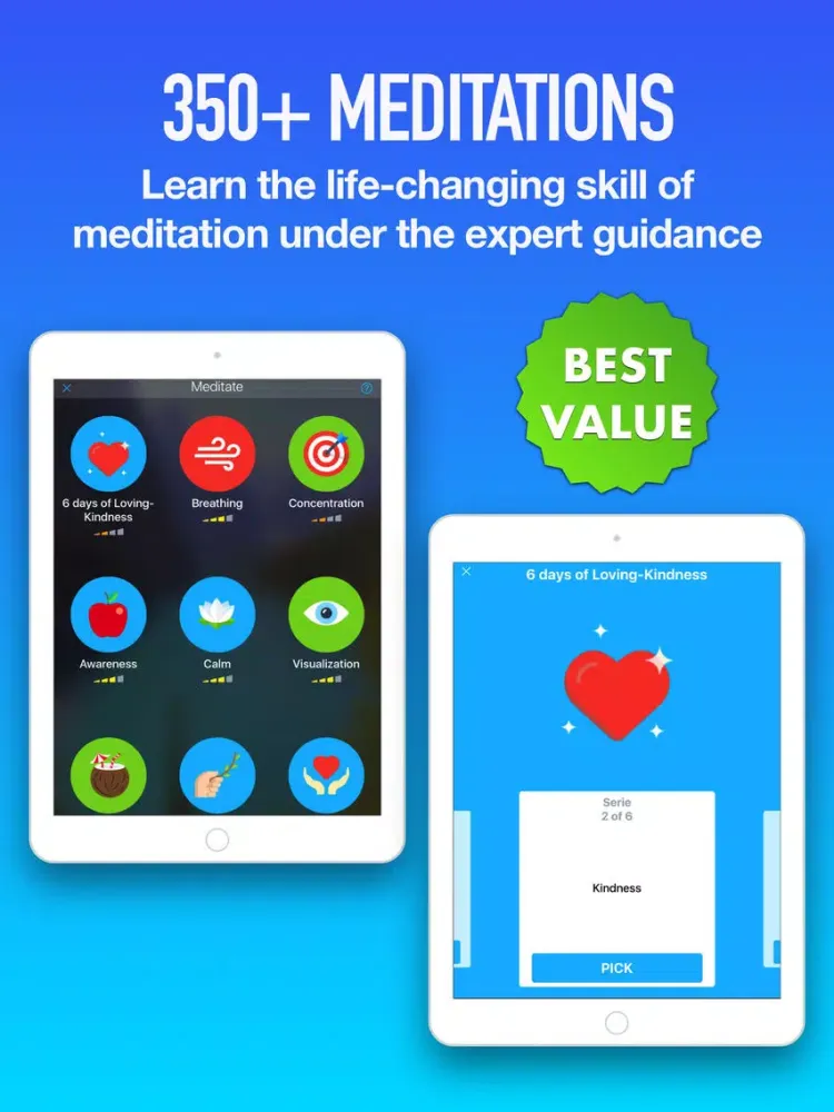 Zen Mind:Meditate,Relax,Sleep iPad 应用截图