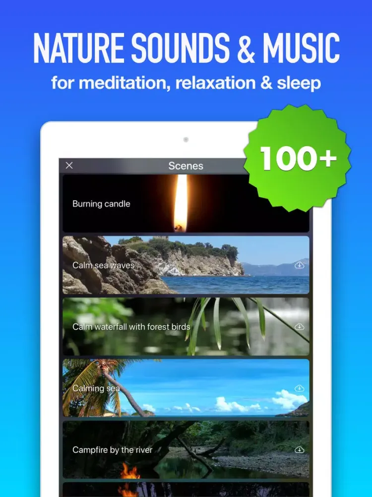 Zen Mind:Meditate,Relax,Sleep iPad 应用截图