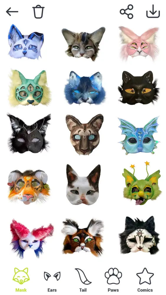 Quadrobics Mask Screenshots