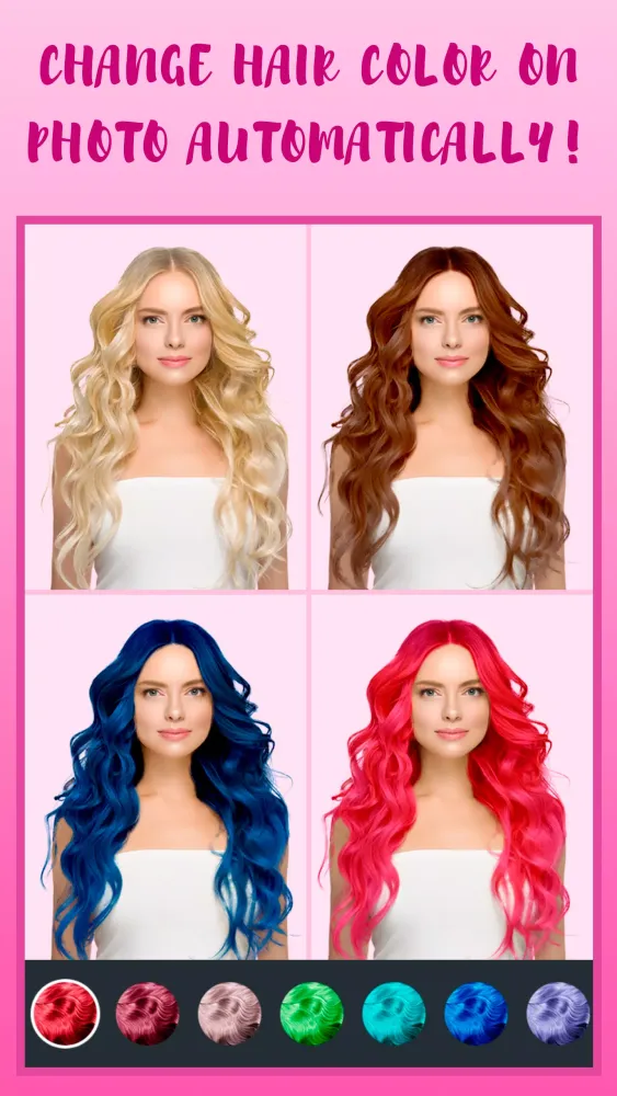 Hair Color Changer स्क्रीनशॉट