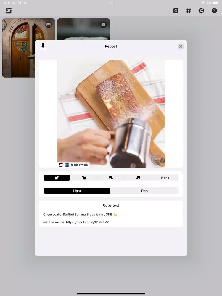 Best Repost for Instagram iPad  Screenshots