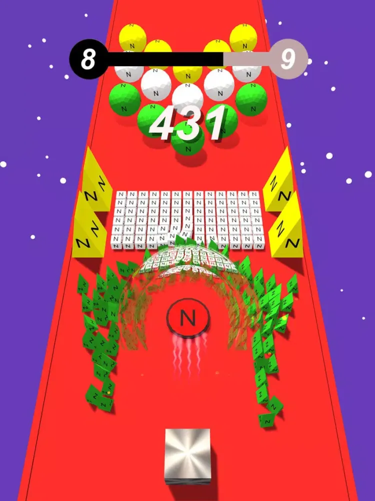 magnet ball color bump 3D iPad  스크린샷