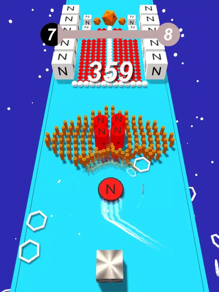 magnet ball color bump 3D iPad  스크린샷