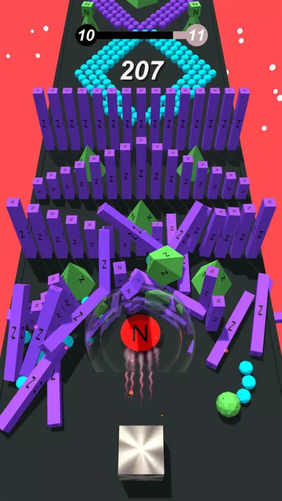 magnet ball color bump 3D 스크린샷