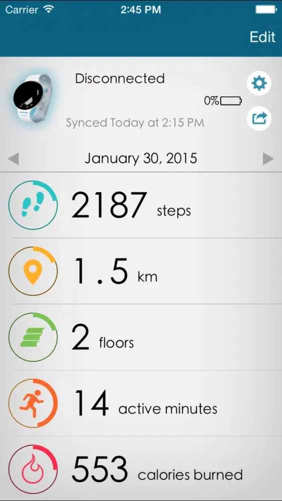 ภาพหน้าจอของ GoFit Pro