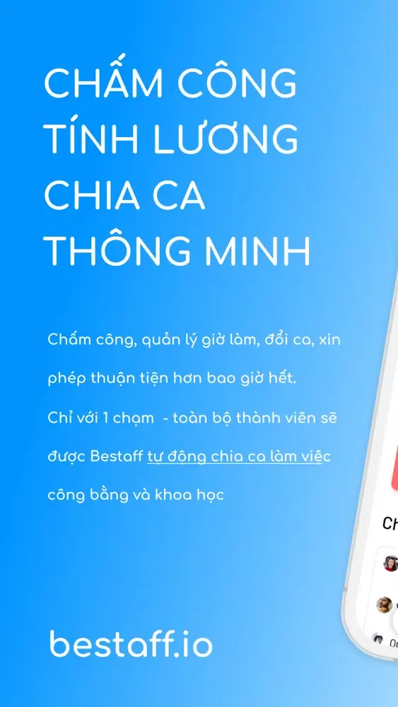 Скриншоты Bestaff: Chấm công chia ca