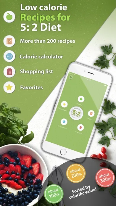 5:2 Fast Diet Low-Calorie Recipes! سکرین شاٹس