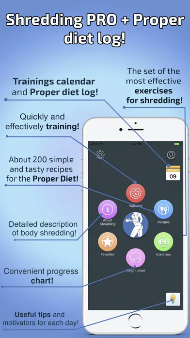 Zrzuty ekranu Shred PRO + Nutrition Plan!