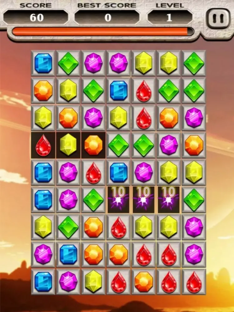 Captures d'écran de New Jewel 2017 - Match3 game iPad 