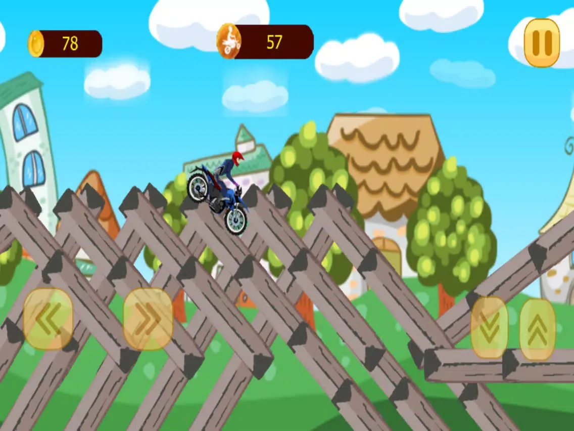 Tangkapan skrin Desert Dirth MotorBike iPad 
