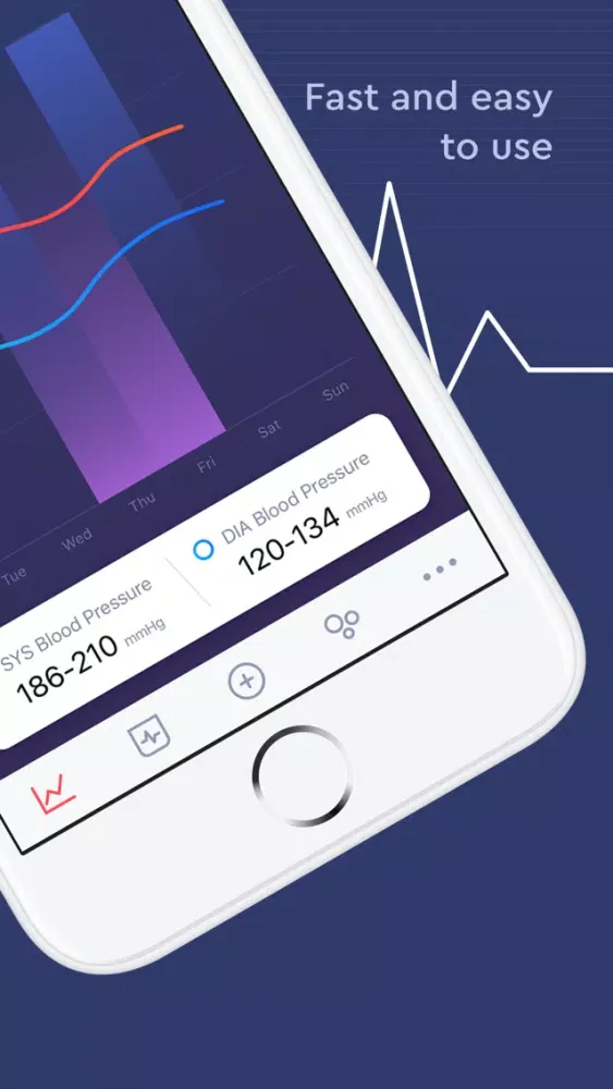 Screenshot di Blood Pressure app BP Checker