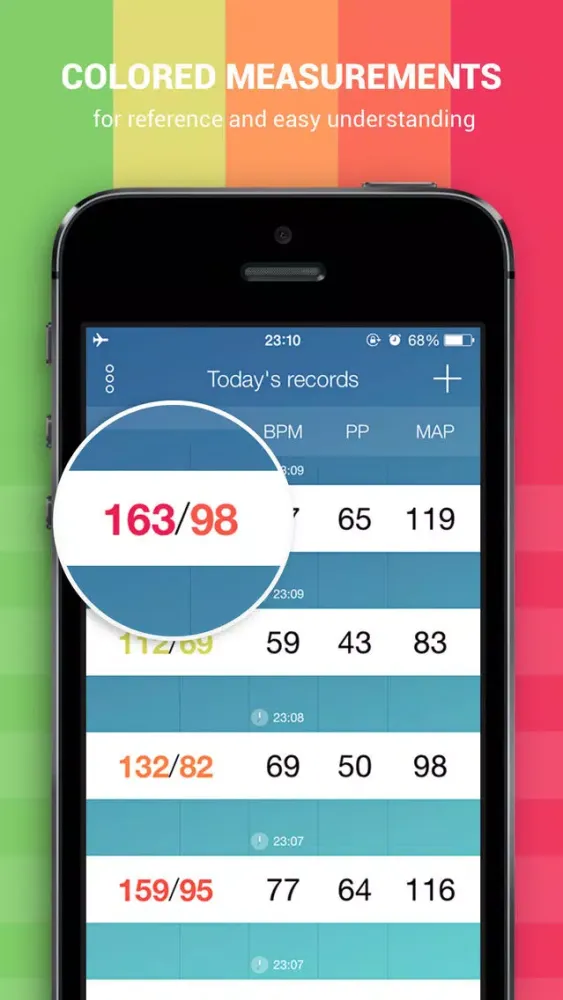 ภาพหน้าจอของ Blood Pressure Monitor PRO with online consultation