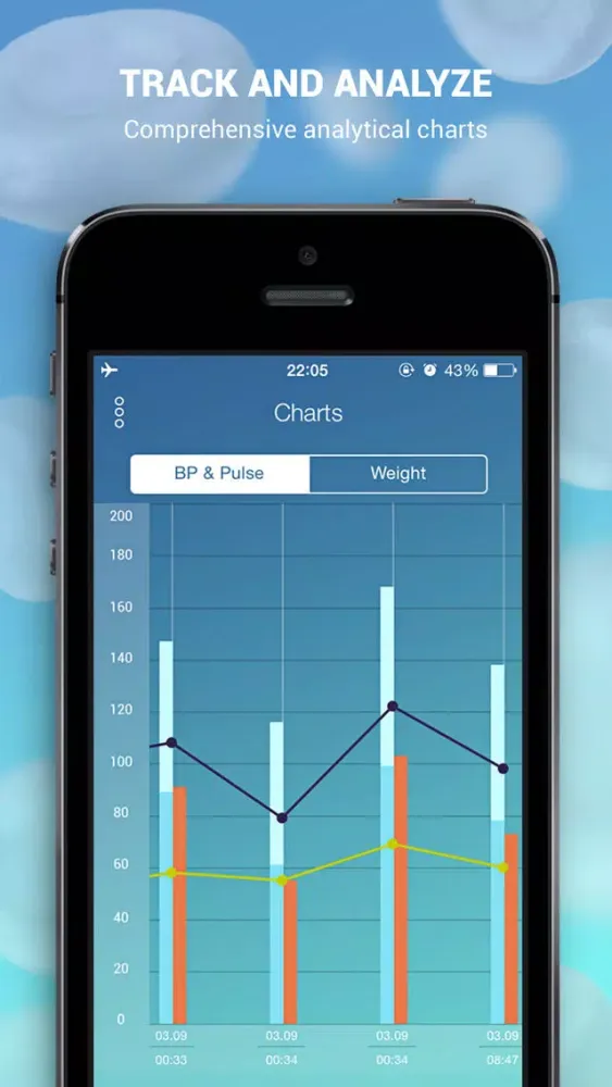 ภาพหน้าจอของ Blood Pressure Monitor PRO with online consultation