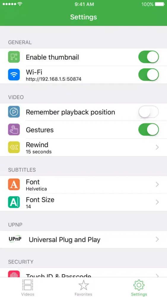 Скриншоты Universal Movie Player