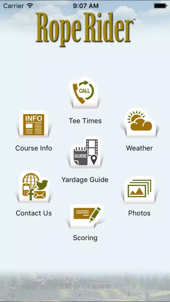 ภาพหน้าจอของ Rope Rider Golf Course