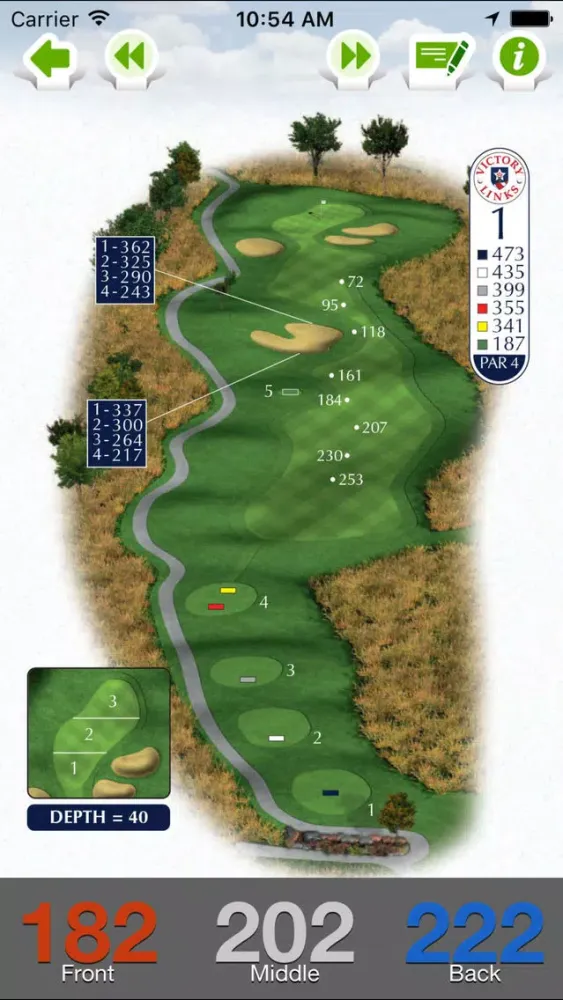 Capturas de tela do Victory Links Golf Course