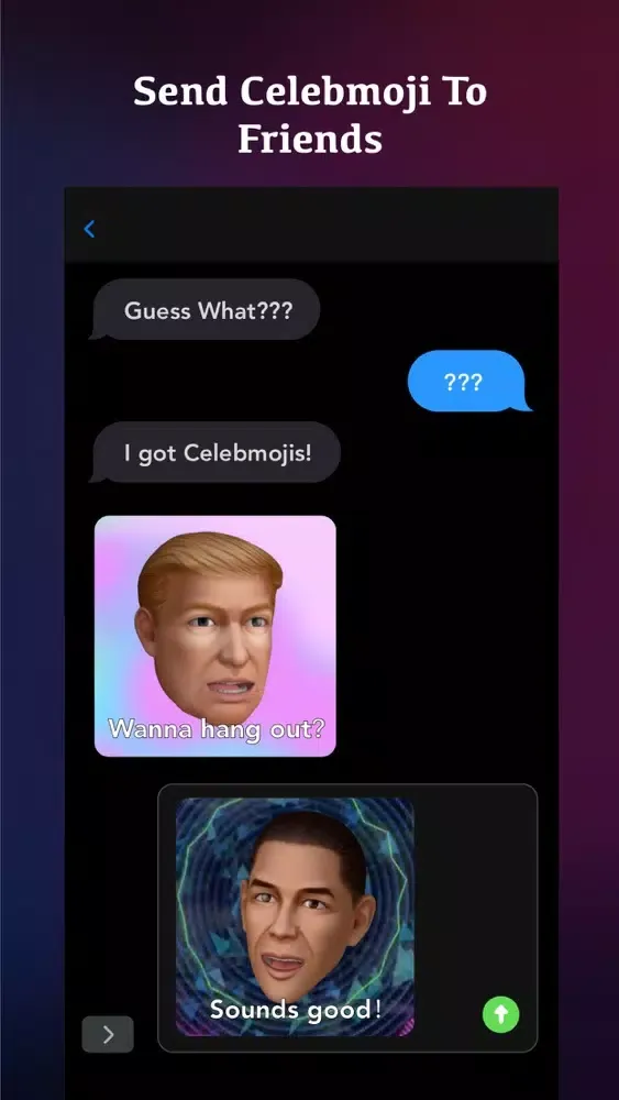 Captures d'écran de Voice Changer:Celebrity Emoji