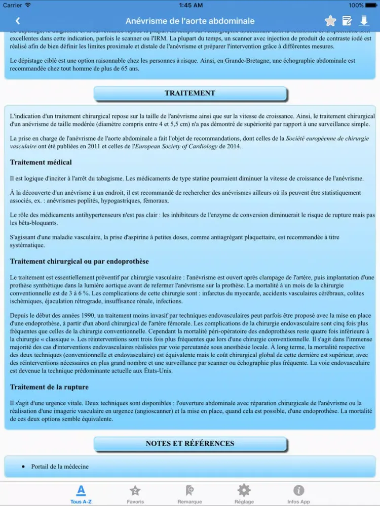 Zrzuty ekranu Dictionnaire médical (Free) iPad 