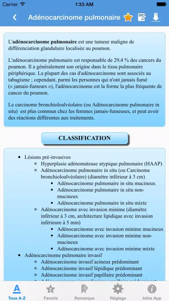 Zrzuty ekranu Dictionnaire médical (Free)