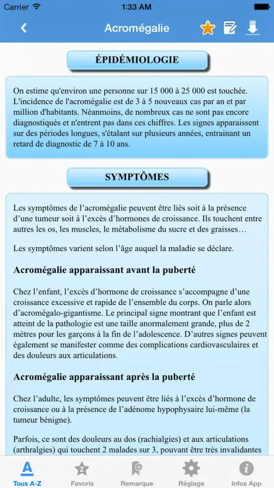Zrzuty ekranu Dictionnaire médical (Free)