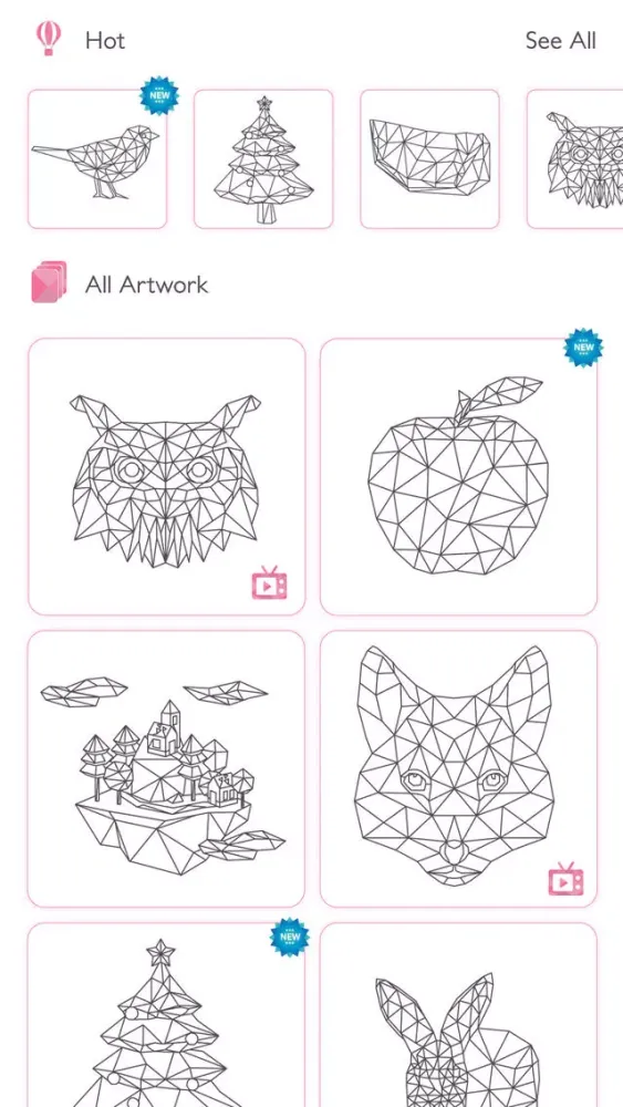 Скриншоты Low Poly Art - Color by Number