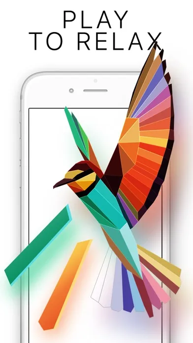 Capturas de tela do Low Poly Art - Puzzle coloring