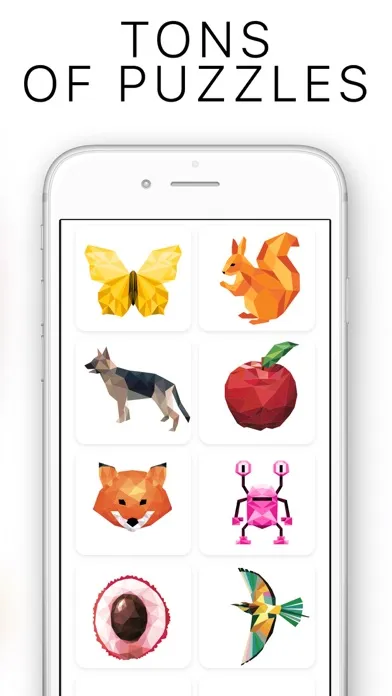 Capturas de tela do Low Poly Art - Puzzle coloring
