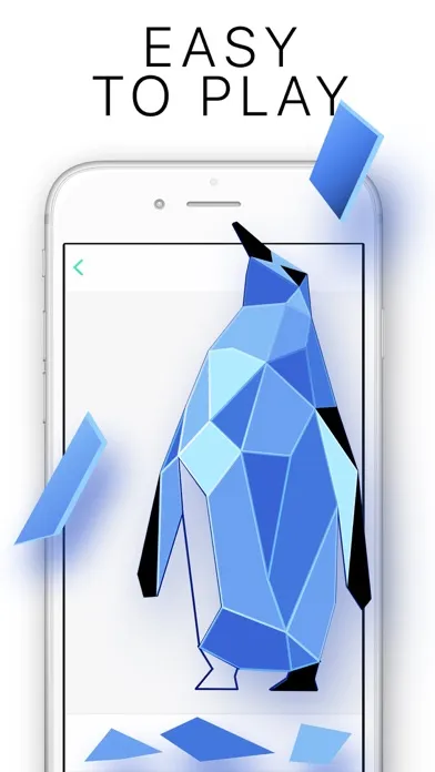 Capturas de tela do Low Poly Art - Puzzle coloring