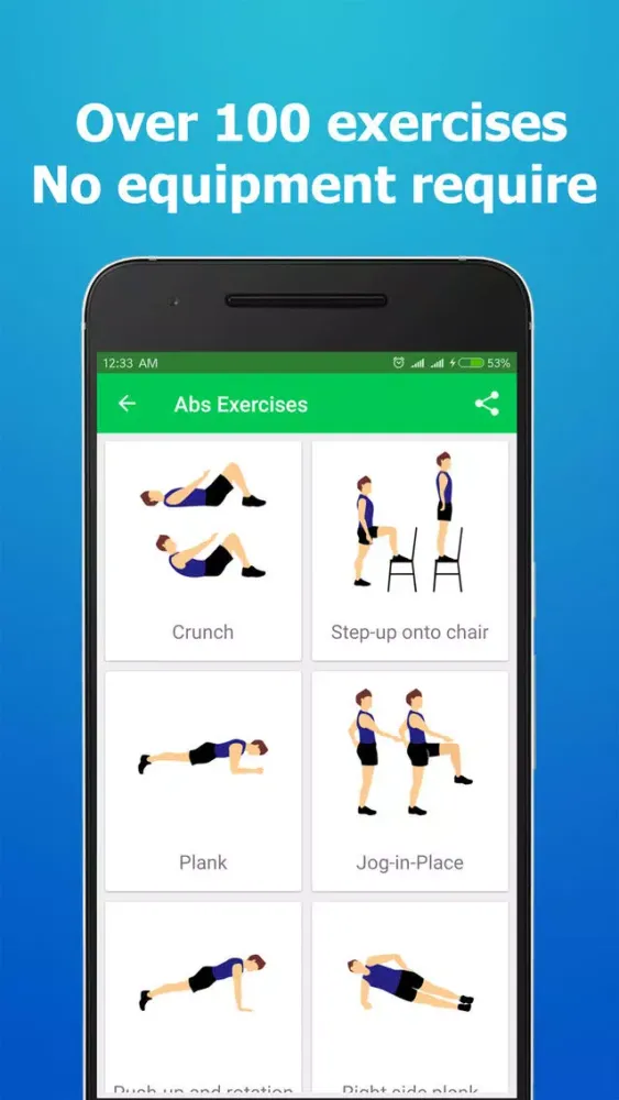 Home Workouts - No Equipment Screenshots