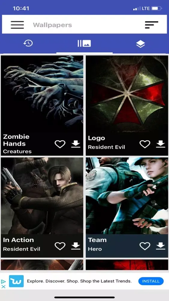 Resident Zombie Wallpapers HD应用截图