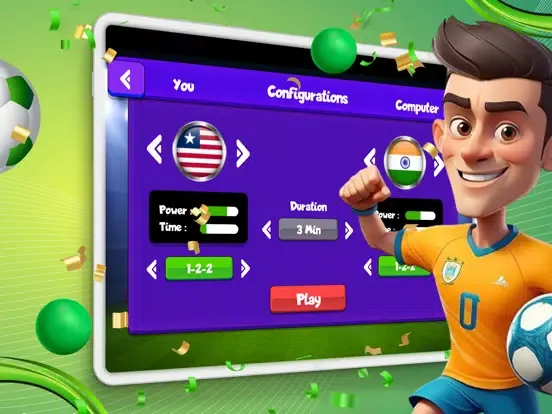 Football Sports Pixball iPad  स्क्रीनशॉट