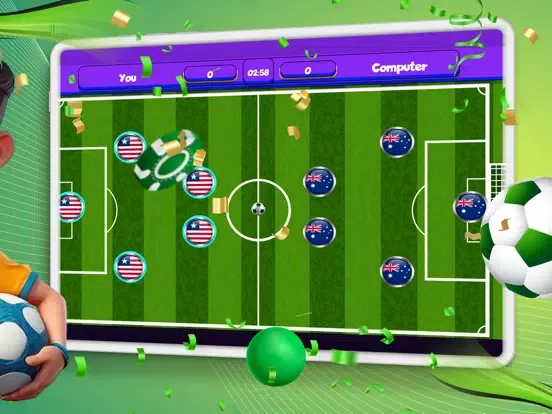 Football Sports Pixball iPad  स्क्रीनशॉट