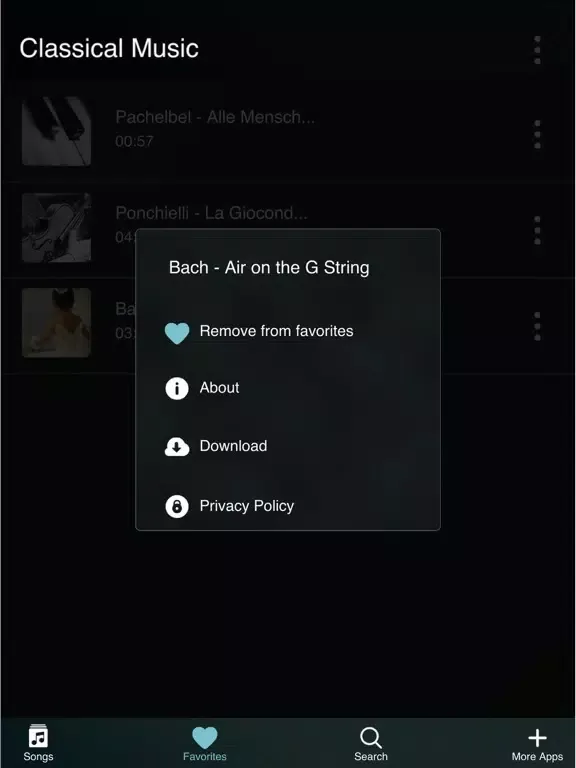 Screenshot di Classical Instrumental Music: Relaxing Sounds iPad 