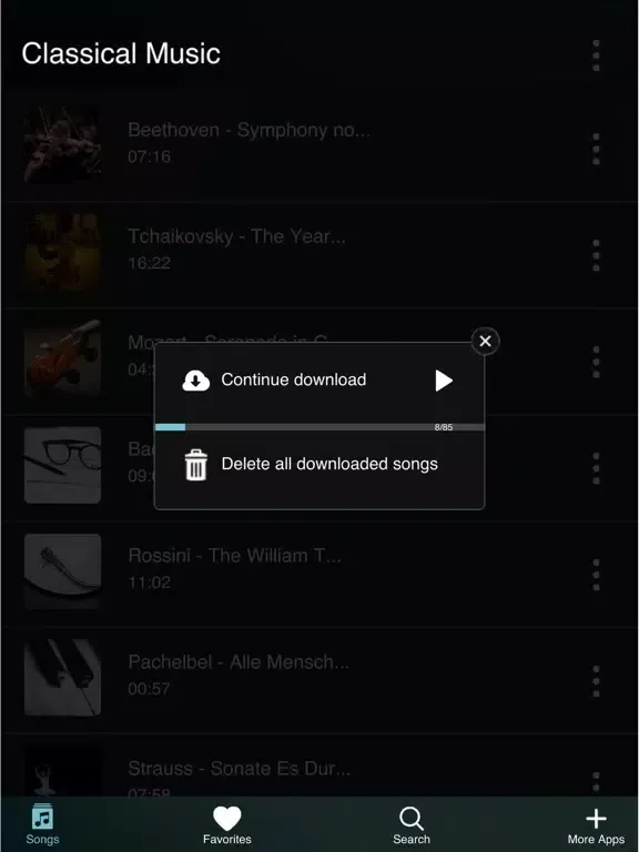 Screenshot di Classical Instrumental Music: Relaxing Sounds iPad 