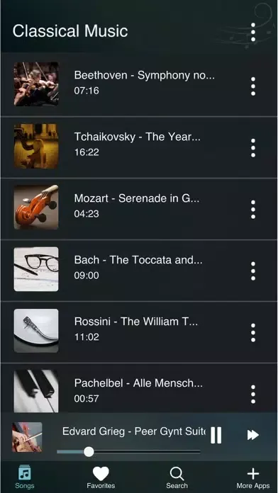 Screenshot di Classical Instrumental Music: Relaxing Sounds