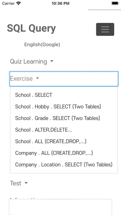 Скриншоты SQL query - SQL 쿼리 학습, 테스트