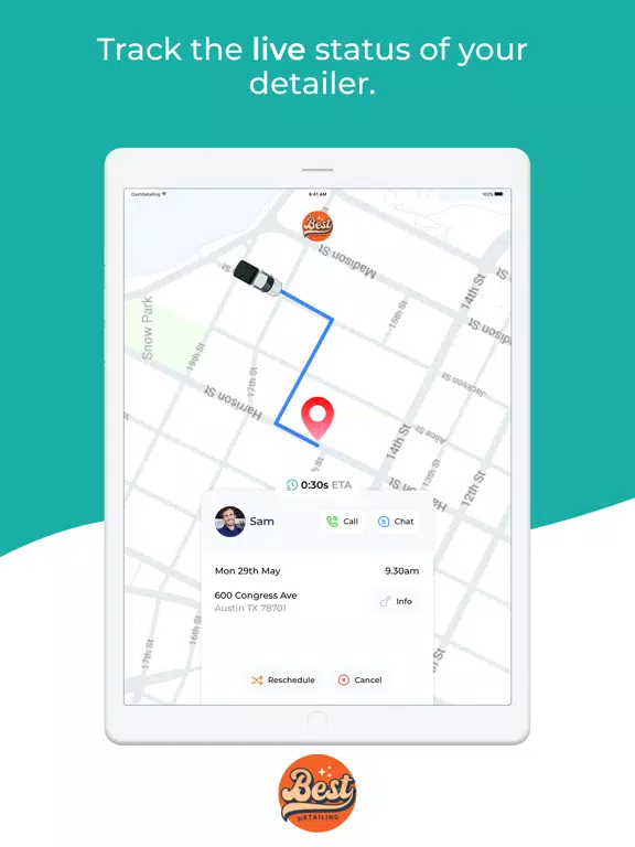 Zrzuty ekranu Best Detailing iPad 