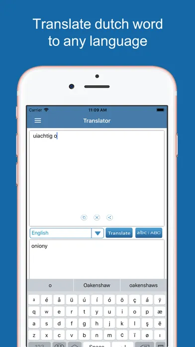 Ảnh chụp màn hình của Dutch Dictionary & Translator