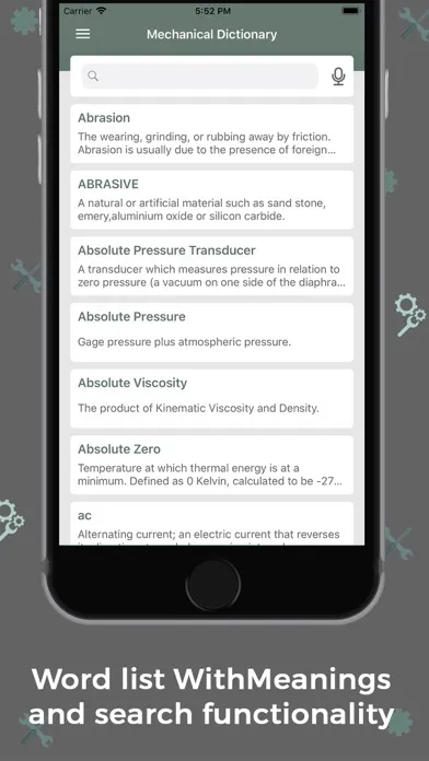 Mechanical Dictionary -Offline Screenshots
