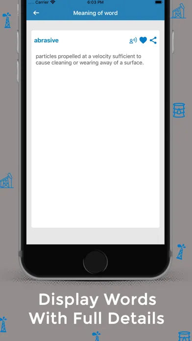 Tangkapan skrin Petroleum Dictionary - Offline
